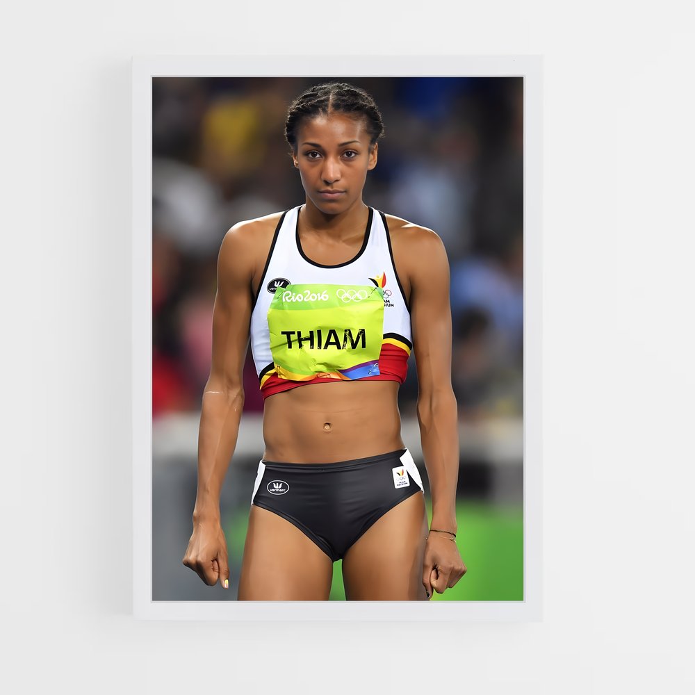 Poster Nafissatou thiam – affiche Athlétisme (vue 3)